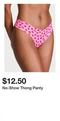 Victoria's Secret No-Show Thong Panty offer