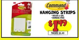 Ollie's HANGING STRIPS offer