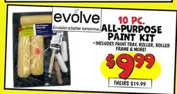 Ollie's 10 PC. ALL-PURPOSE PAINT KIT offer
