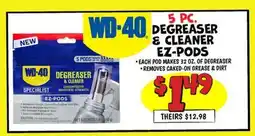 Ollie's WD-40 5 PC. DEGREASER & CLEANER EZ PODS offer