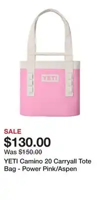 Cabela's YETI Camino 20 Carryall Tote Bag - Power Pink/Aspen offer