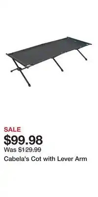 Cabela's Cabela's Cot with Lever Arm offer