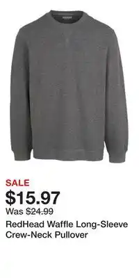 Cabela's RedHead Waffle Long-Sleeve Crew-Neck Pullover offer