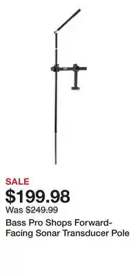 Cabela's Bass Pro Shops Forward-Facing Sonar Transducer Pole offer