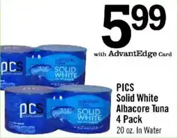 Price Chopper PICS Solid White Albacore Tuna offer