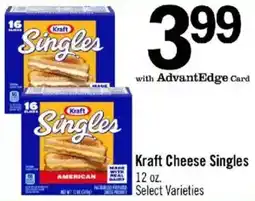 Price Chopper Kraft Cheese Singles offer