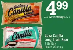 Price Chopper Goya Canilla Long Grain Rice offer