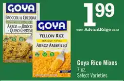Price Chopper Goya Rice Mixes offer