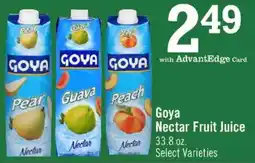 Price Chopper Goya Nectar Fruit Juice offer