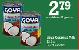 Price Chopper Goya Coconut Milk offer