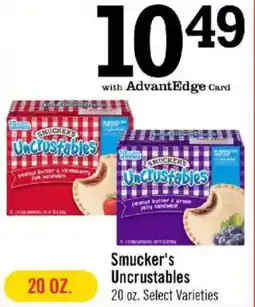 Price Chopper Smucker's Uncrustables offer