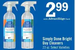 Price Chopper Simply Done Bright Day Cleaners offer