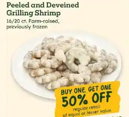 Sprouts Farmers Market Colossal Raw Peeled and Deveined Grilling Shrimp offer