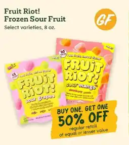 Sprouts Farmers Market Fruit Riot! Frozen Sour Fruit offer