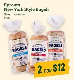 Sprouts Farmers Market Sprouts New York Style Bagels offer