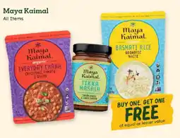 Sprouts Farmers Market Maya Kaimal offer