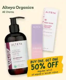 Sprouts Farmers Market Alteya Organics offer
