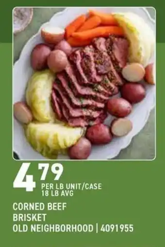 Corned beef brisket old neighborhood