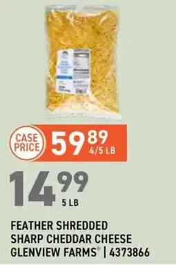 US Foods Chef's Store Feather shredded sharp cheddar cheese glenview farms offer