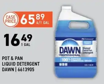 Pot & pan liquid detergent dawn