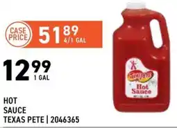 US Foods Chef's Store Hot sauce texas pete offer