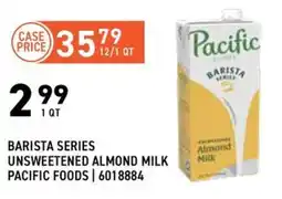 US Foods Chef's Store Barista series barista series unsweetened almond milk pacific foods offer