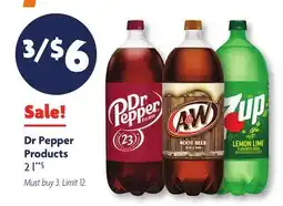 Family Dollar Dr Pepper Products offer
