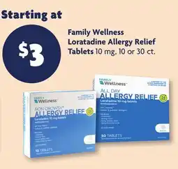Family Dollar Family Wellness Loratadine Allergy Relief Tablets offer