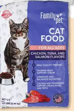 Family Dollar Family Pet Dry Cat Food offer