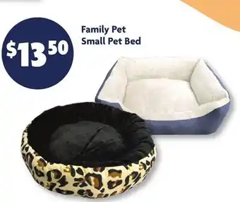 Family Dollar Family Pet Small Pet Bed offer
