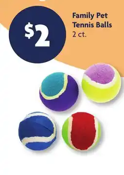 Family Dollar Family Pet Tennis Balls offer