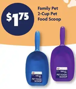 Family Dollar Family Pet 2-Cup Pet Food Scoop offer