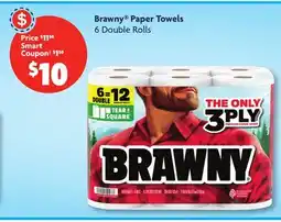 Family Dollar Brawny Paper Towels offer