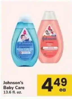 Safeway Johnson's Baby Care offer