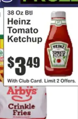 Key Food 38 Oz Btl Heinz Tomato Ketchup offer