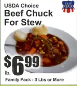 Key Food USDA Choice Beef Chuck For Stew offer