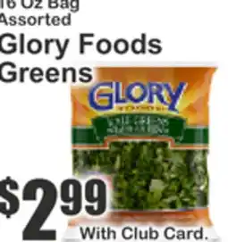 Key Food Glory Foods Greens offer