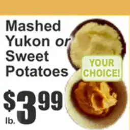 Key Food Mashed Yukon or Sweet Potatoes offer