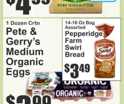 Key Food Peter尘's Medley Organic Eggs offer