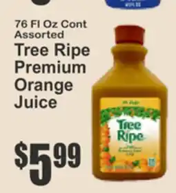 Key Food Tropicana True Premium Orange Juice Pack, Tree Ripe Premium Orange Juice offer