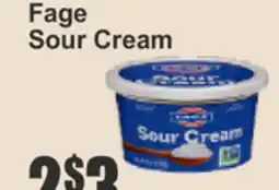 Key Food Fage Sour Cream offer