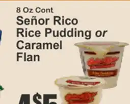 Key Food Señor Rico Rice Pudding or Caramel Flan, Philadelphia Cream Cheese Bars offer