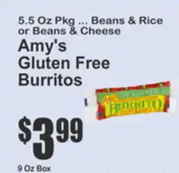 Key Food Amy's Gluten Free Burritos offer