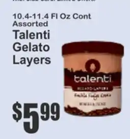 Key Food Assorted Talenti Gelato Layers offer