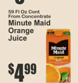 Key Food Assorted Minute Maid Zero Sugar Juice offer
