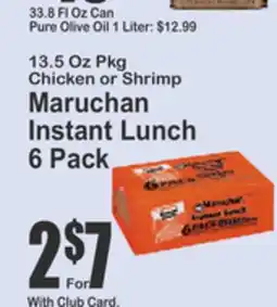 Key Food Maruchan Instant Lunch offer