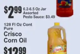 Key Food 128 Fl Oz Cont Pure Crisco Corn Oil offer