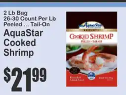 Key Food AquaStar Cooked Shrimp offer