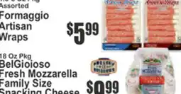 Key Food Formaggio Artisan Wraps offer