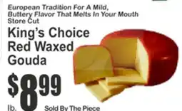 Key Food King's Choice Red Waxed Edam offer